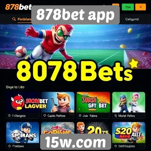 Comparativo de jogos disponíveis no 878bet app