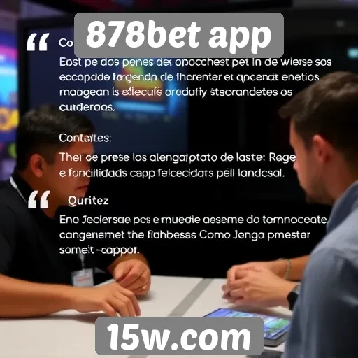 Usabilidade do 878bet app avaliada por usuários